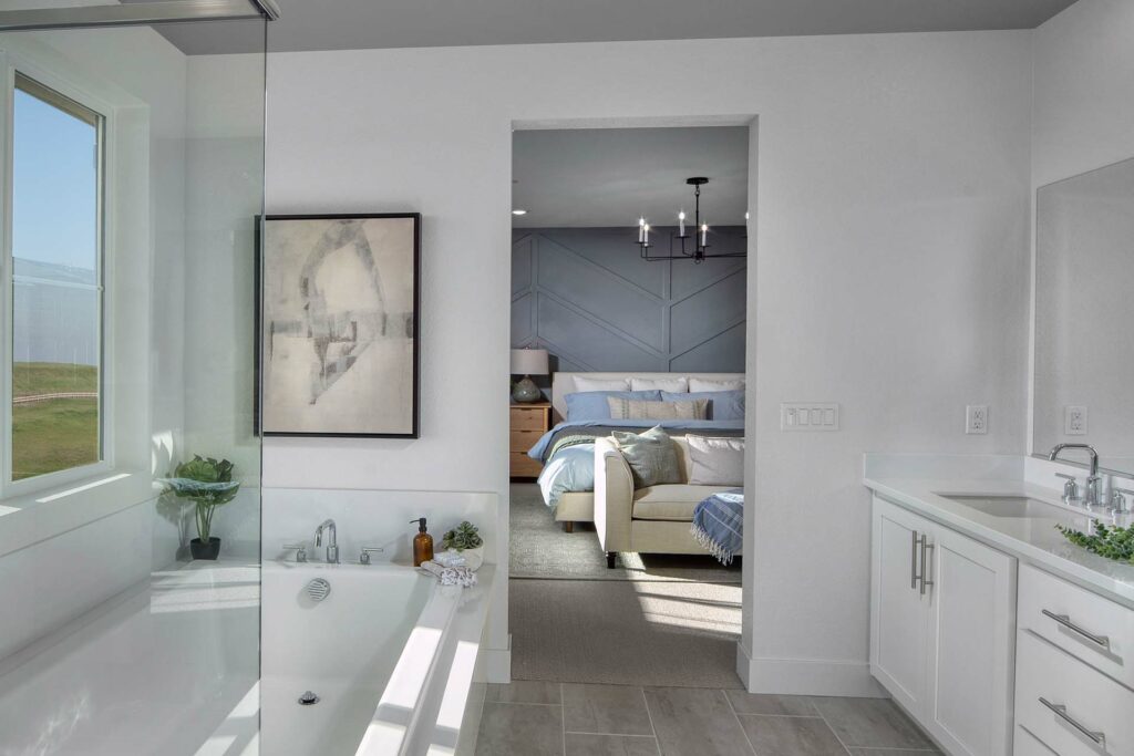 Primary Bathroom | Plan 4B | Greenwood | Tracy Hills