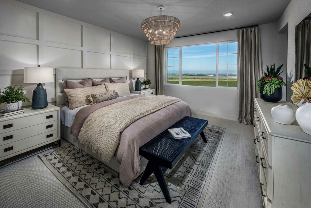 Primary Bedroom | Plan 1 | Fairgrove | Tracy Hills