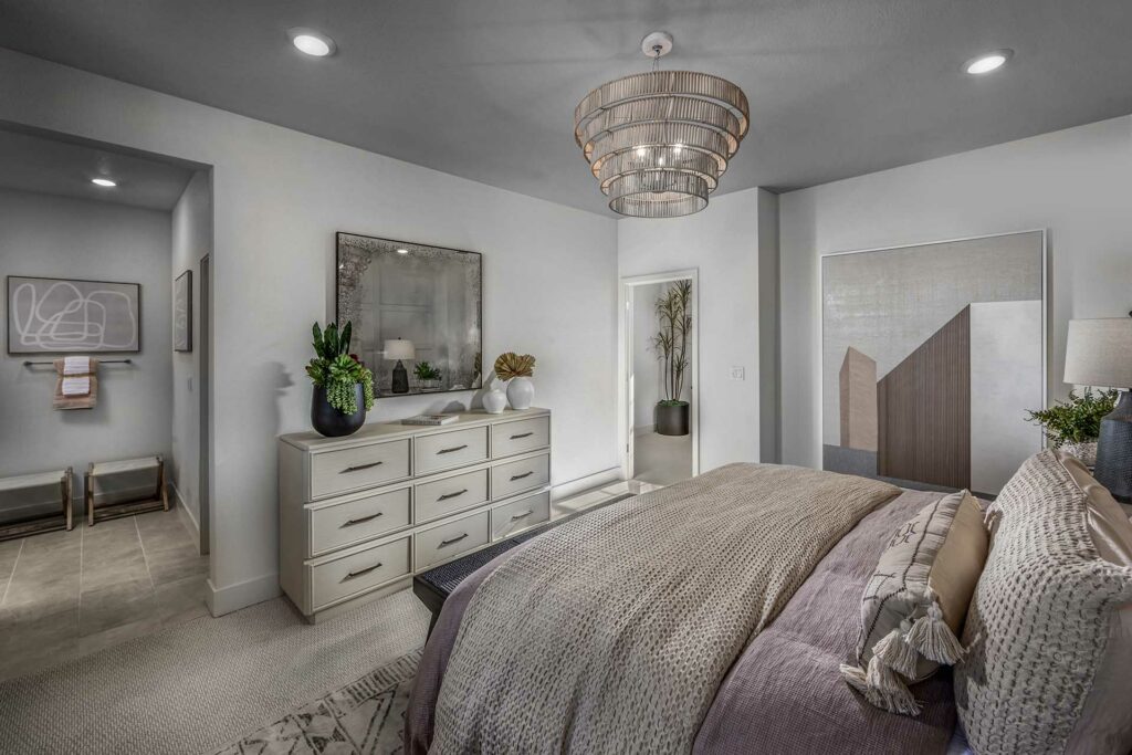Primary Bedroom | Plan 1 | Fairgrove | Tracy Hills