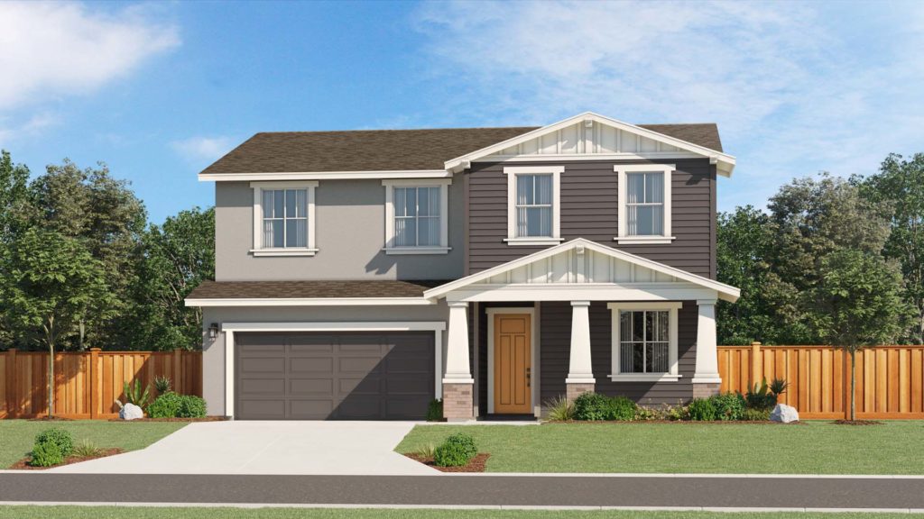 Exterior | Plan 3D | Greenwood | Tracy Hills